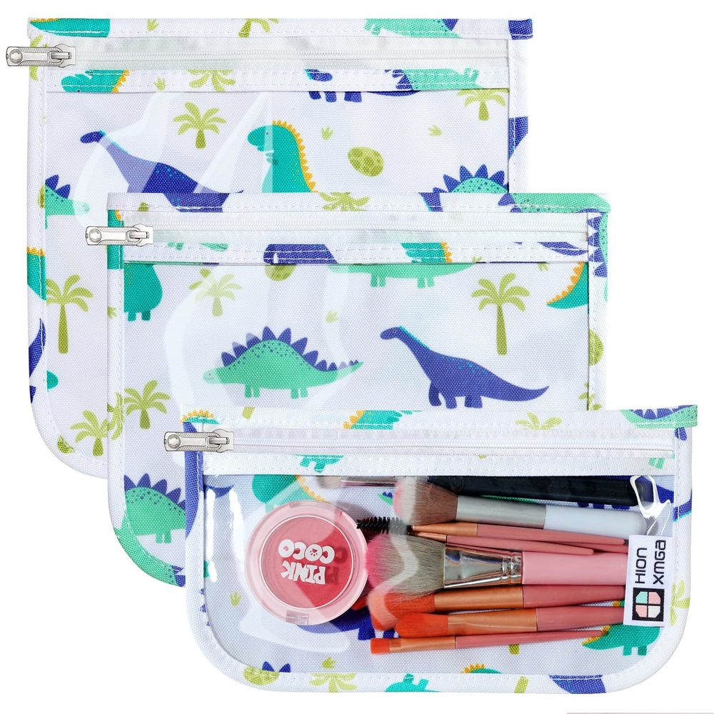 Tsa Approved Toiletry Bag, Set Of 3 Clear Travel Toiletry Bag Quart Size🐟